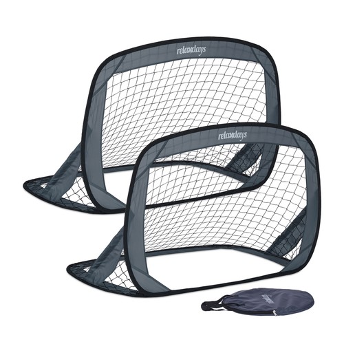 Porta calcio pieghevole set - da,